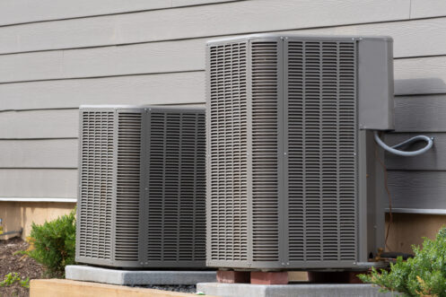 AC units outside a St. Charles home
